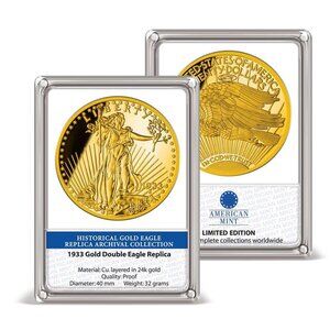 3/$25 1933 Double Eagle Archival Edition Commemorative Coin